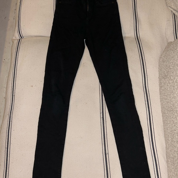 Black stretch cotton blend skinny jeans from Citizens of Humanity - Picture 2 of 3